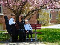 Kori with kids at UMO